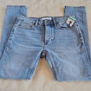 Topman Sky Blue Skinny Jeans